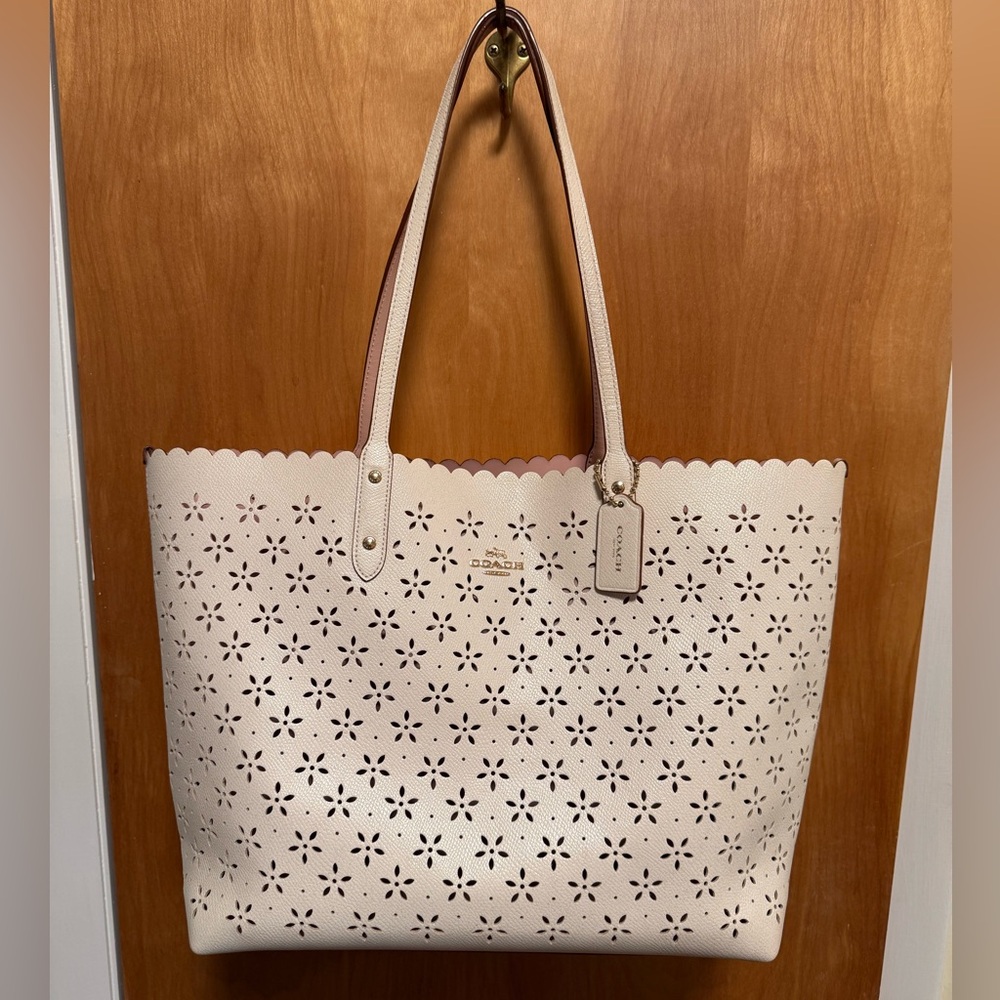 Coach Cream Tote Bag